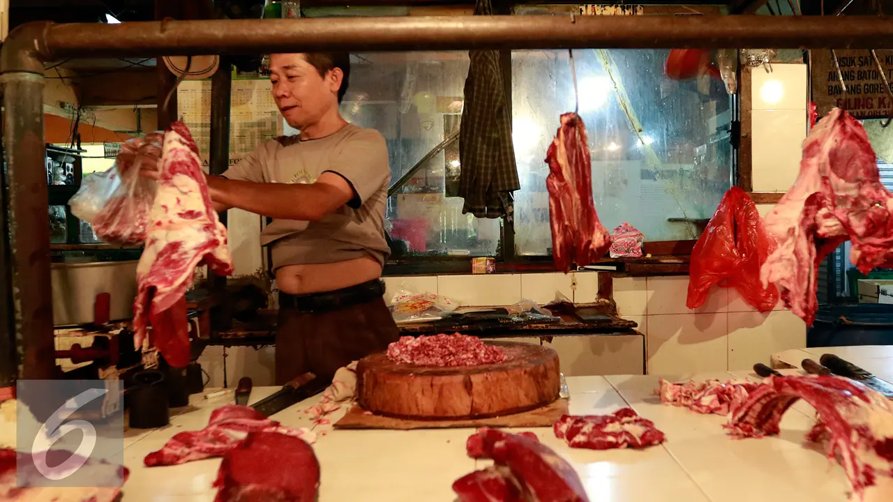 20151023-Ilustrasi Penjual Daging Sapi-Jakarta