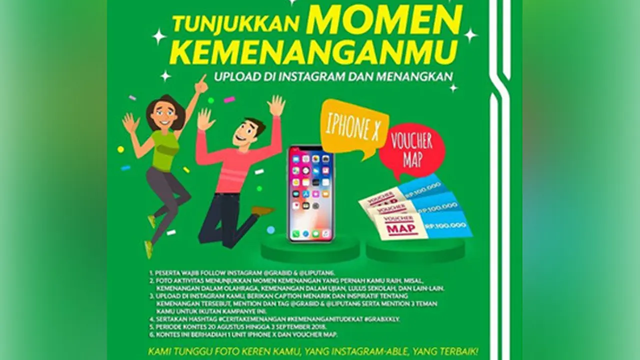 Kontes Foto GRAB Berhadiah iPhone X Buruan Ikutan!