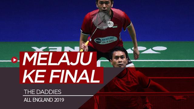 Berita video momen The Daddies, Mohammad Ahsan / Hendra Setiawan yang mengalahkan duo Jepang pada semifinal dan melaju ke final All England 2019.