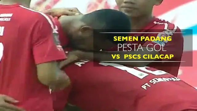 Berita video highlights Semen Padang yang menang 5-0 atas PSCS Cilacap dalam lanjutan Grup 5 Piala Presiden 2017, Selasa (14/2/2017).