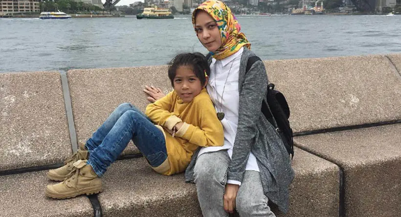 Rachel Maryam bersama anak, Muhammad Kale Mata Angin. (Instagram)