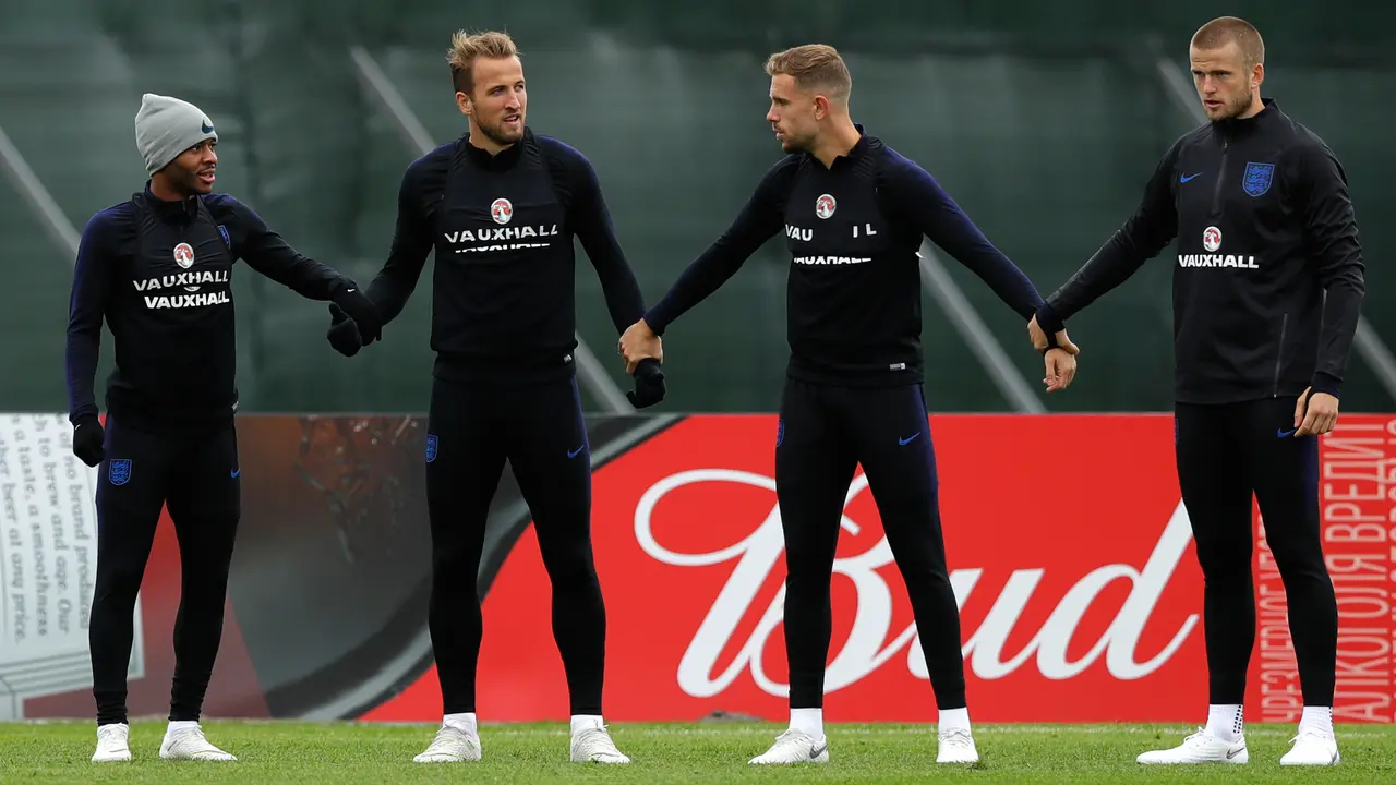 Intip Latihan Timnas Inggris Jelang Hadapi Kolombia