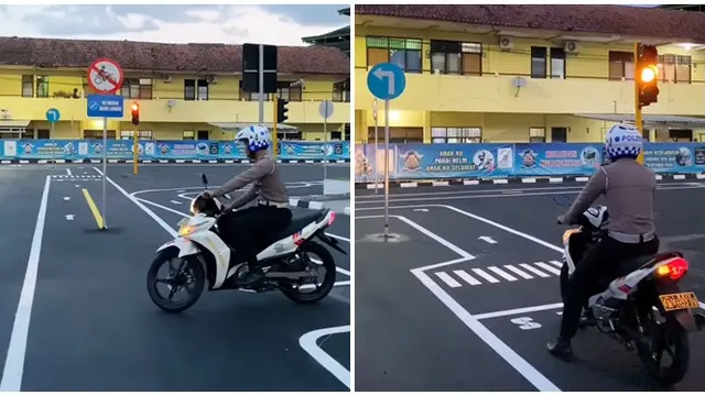 Tanpa Zig Zag dan Angka 8, Ini 6 Potret Lintasan Baru Ujian SIM di Polres Bantul