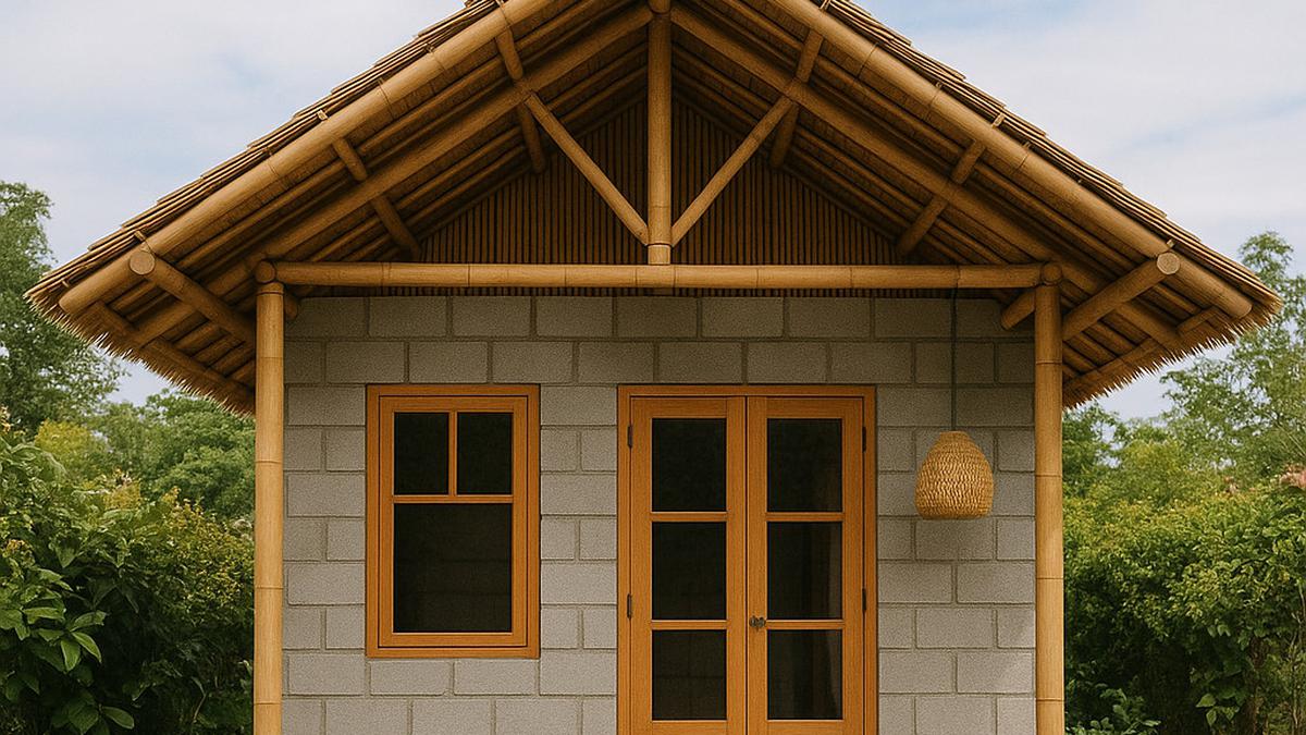 8 Model Rumah Kecil 5x5 Meter dari Batako dan Bambu, Estetik dan Cozy