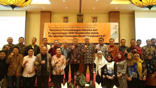 Forum Kepala Dinas ESDM Seluruh Indonesia, Kamis (12/9/2019).