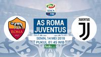 Serie A_AS Roma Vs Juventus (Bola.com/Adreanus Titus)