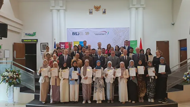 Pangeran Edward pada acara Penghargaan Khusus di British School Jakarta, The Duke of Edinburgh's International Award. (Dok British Embassy Jakarta)