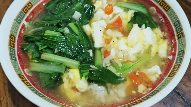 Telur Sawi Kuah