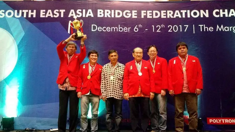 Timnas Bridge Indonesia rebut 7 medali emas kejuaraan Asia Tenggara (istimewa)