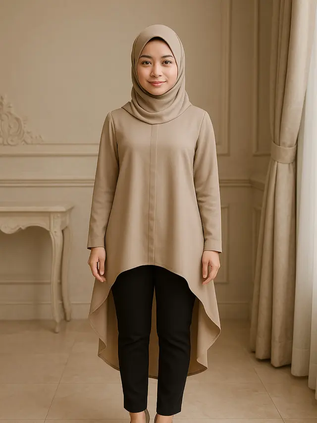 Tips dan Model Tunik untuk Wanita Tinggi 150 cm