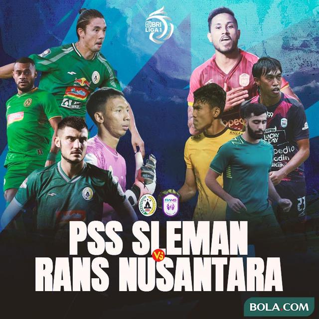 Liga 1 - Head to Head - PSS Sleman Vs Rans Nusantara