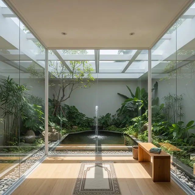 Desain Mushola di Dalam Rumah