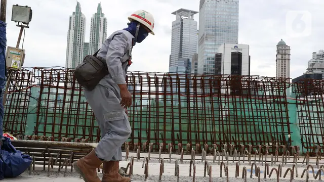 FOTO: Melihat Progres Pembangunan Stasiun LRT Dukuh Atas