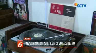 Taukah Anda, apa souvenir Asian Games1962 saat Indonesia jadi tuan rumah? Piringan hitam yang berisi lagu daerah dan nasional.