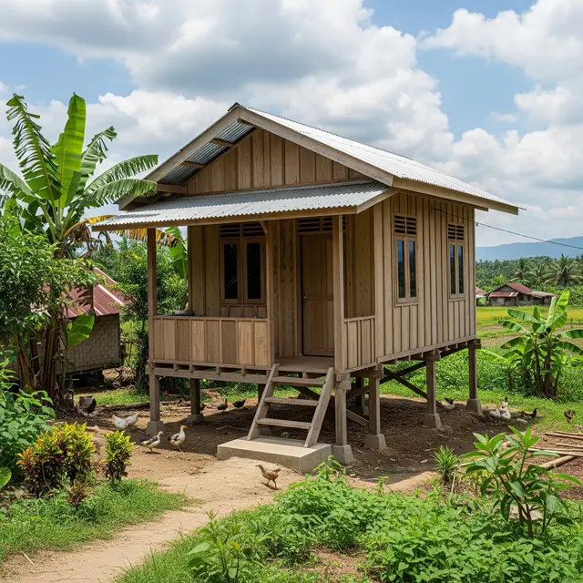 9 Model Rumah 1 Lantai Biaya Rp30 Juta di Desa, Strategi Hemat dan Desain Simple