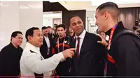 Ketemu Kapten Timnas, Presiden Prabowo Kaget Jay Idzes Bisa Bahasa Indonesia. foto: Youtube Sekretariat Presiden