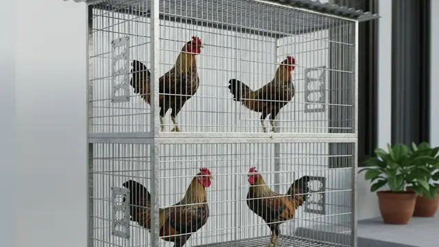 Model Kandang Ayam Serama Terbaik. AI