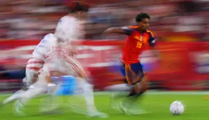 2 Gol dan 1 Assist, Lamine Yamal Ukir Sejarah Baru Bersama Timnas Spanyol