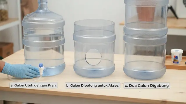 Cara Membuat Saluran Pembuangan Kotoran Ikan di Kolam Galon
