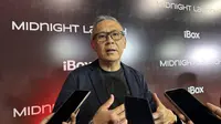 Joy Wahjudi, CEO Erajaya Digital saat ditemui di Jakarta dalam acara Midnight Launch iPhone 17 series iBox. (Liputan6.com/ Yuslianson)