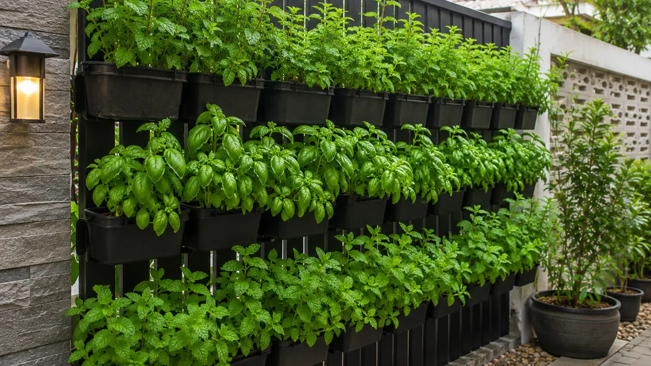 Kebun Daun Mint dan Kemangi di Pagar Rumah: ChatGPT