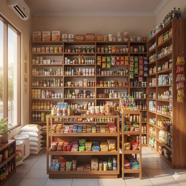 Inspirasi Warung Kelontong dengan Ruangan Terbatas