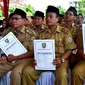 PNS Pemprov Bengkulu meneken Pakta Integritas menjaga moral (Liputan6.com/Yuliardi hardjo Putro)