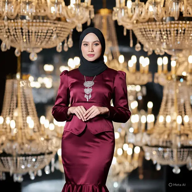 Model Baju Kurung Modern untuk Pesta