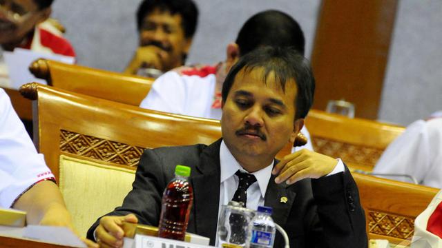 Begini Tampang Roy Suryo Saat Bahas Duit di DPR