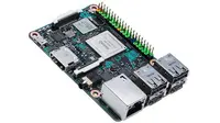 Tinker Board, board komputer mini besutan Asus pesaing Raspberry Pi (sumber: engagdet.com)