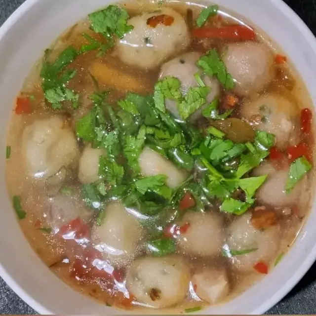 Resep cilok kuah super pedas. (dok. Cookpad @Mamim)