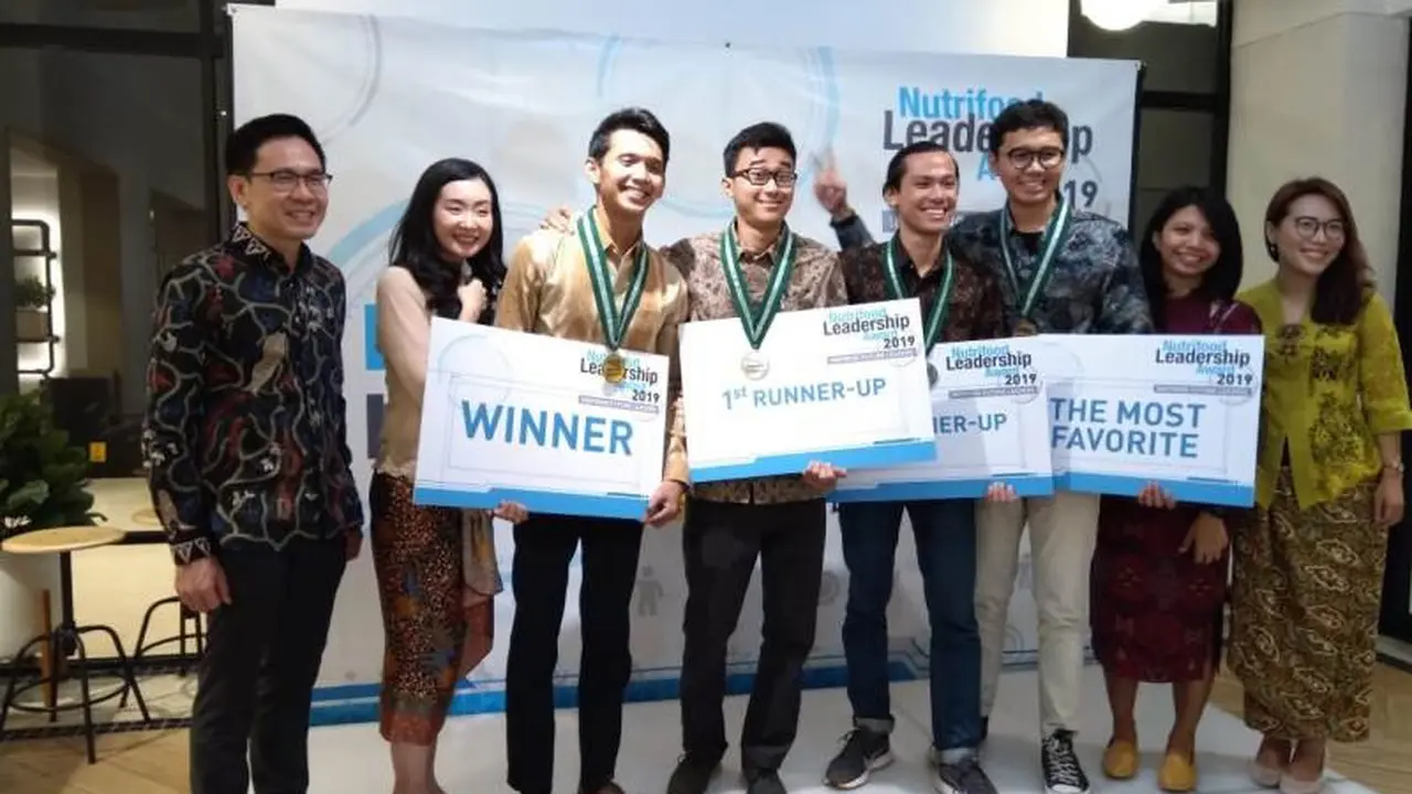 Lahirkan Pemimpin Muda Indonesia, Ini Pemenang Nutrifood Leadership Award 2019