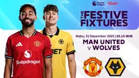 Nonton Live Streaming Liga Inggris Pekan ke-19: Manchester United vs Wolves di Vidio
