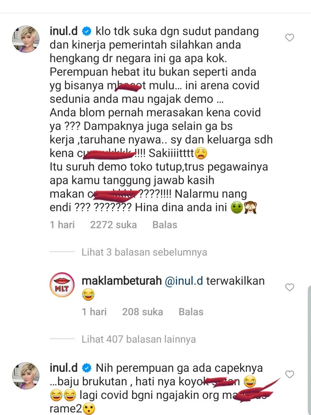 Unggahan Inul Daratista. (Foto: Instagram @inul.d)