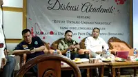 Diskusi publik tentang RUU Narkotika di Jakarta. (Liputan6.com/Nafiysul Qodar)