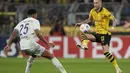 Gol yang ditorehkan Marco Reus mengantarkan Dortmund melaju ke babak 16 besar DFB Cup. (AP Photo/Martin Meissner)