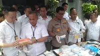 Obat daftar G yang disita Polda Metro Jaya, Selasa (18/9/2018). (Merdeka.com/Ronald)