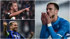 Pemain gelandang memiliki peran penting sebagai penghubung antara lini bertahan dan penyerangan sebuah tim. Tak jarang, banyak peluang diciptakan melalui pergerakan gelandang. Berikut 5 gelandang Andal di Serie A musim ini. (kolase foto AFP)