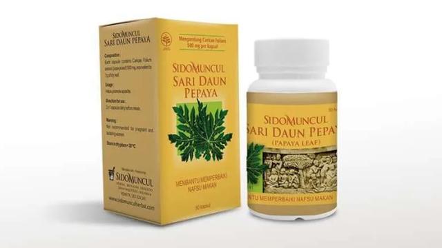 Khasiat Sido Muncul Natural Sari Daun Pepaya