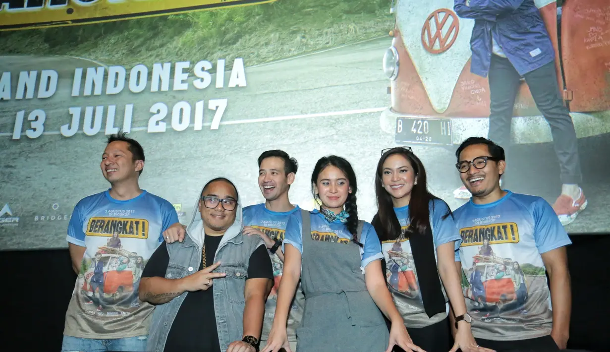 Dalam film Berangkat ini terdapat empat karakter yang terdiri dari Jano, Joana, Dika, dan Gimbal. Naya pun akhirnya mengadakan proses casting yang pada akhirnya menemukan para pemainnya.  (Adrian Putra/Bintang.com)