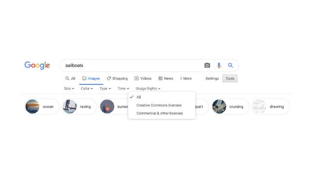 Cara Mencari Tahu Lisensi Gambar di Google Images
