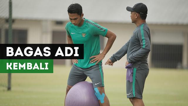 Berita video salah satu benteng tangguh Timnas Indonesia U-22, Bagas Adi Nugroho, sudah ikut berlatih di Karawaci pada Rabu (9/8/2017).