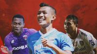 Timnas Indonesia - Altariq Ballah, Henhen Herdiana, Ricky Fajrin (Bola.com/Adreanus Titus)