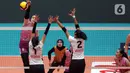 Jakarta Popsivo Polwan memastikan meraih peringkat ketiga putri Proliga 2024. (Liputan6.com/Helmi Fithriansyah)