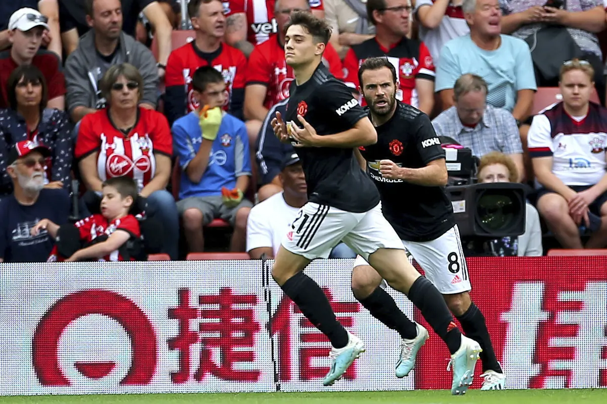 FOTO: Daniel James Cetak Gol, MU Gagal Kalahkan Southampton