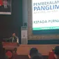 Panglima TNI Marsekal TNI Hadi Tjahjanto Saat Memberikan Pembekalan kepada Paskibraka 2018 Tingkat Nasional di Mabes TNI Cilangkap, Jakarta Timur pada Selasa, 20 Agustus 2018 (Foto: Aditya Eka Prawira/Liputan6.com)