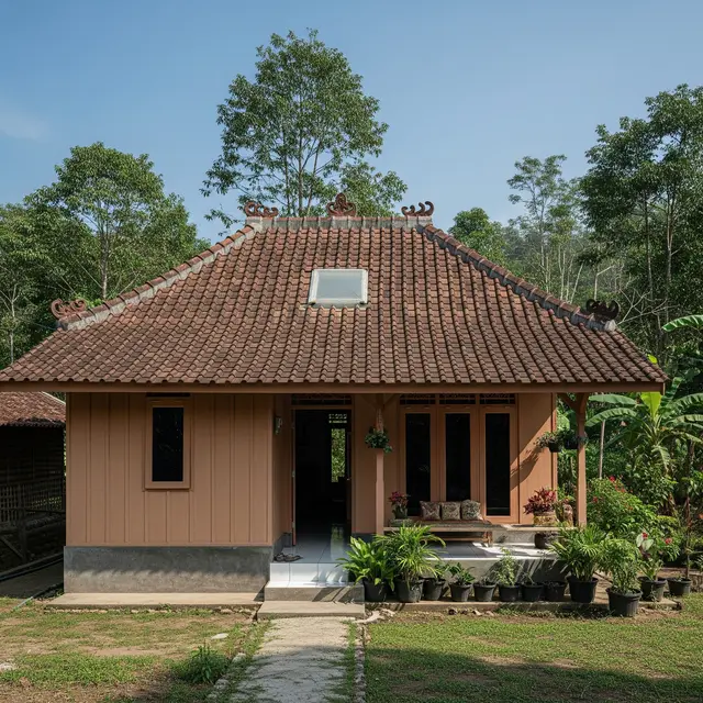 9 Model Rumah Sederhana Satu Lantai, Desain Efisien dan Hemat Biaya