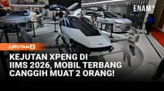 Xpeng mengejutkan pengunjung IIMS 2026 dengan menampilkan mobil terbang listrik (eVTOL) Xpeng X2. Mobil berkapasitas dua penumpang ini mampu lepas landas secara vertikal, terbang hingga 35 menit, dan dilengkapi mode otonom serta manual.