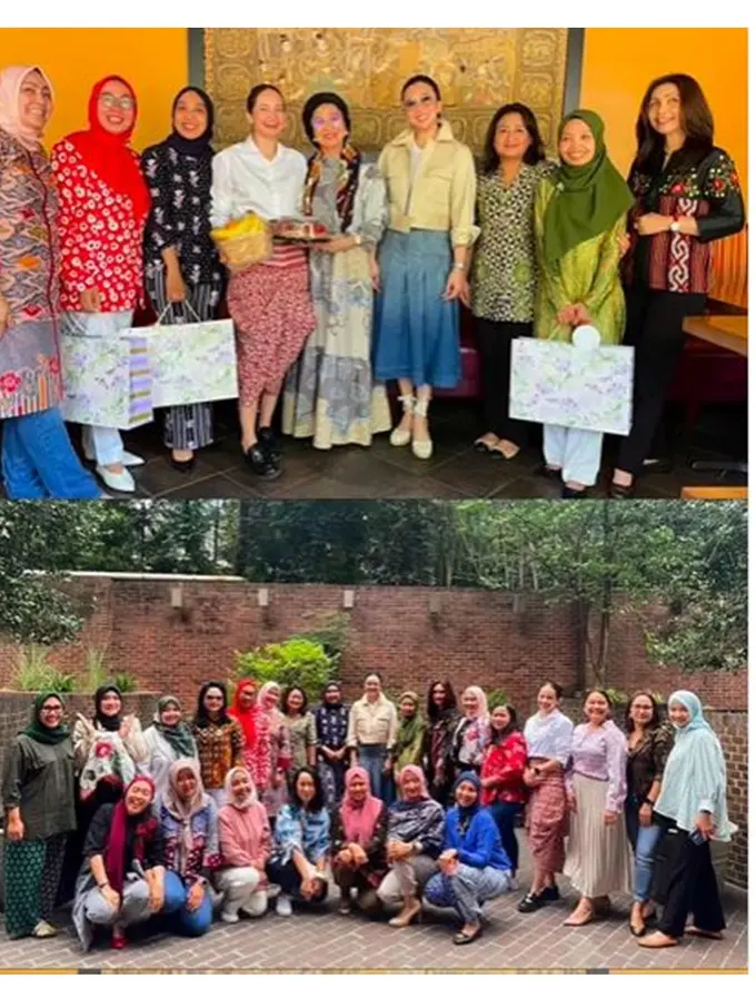 6 Potret Enzy Storia Sebagai Istri Diplomat, Gabung Dharma Wanita KBRI Washington