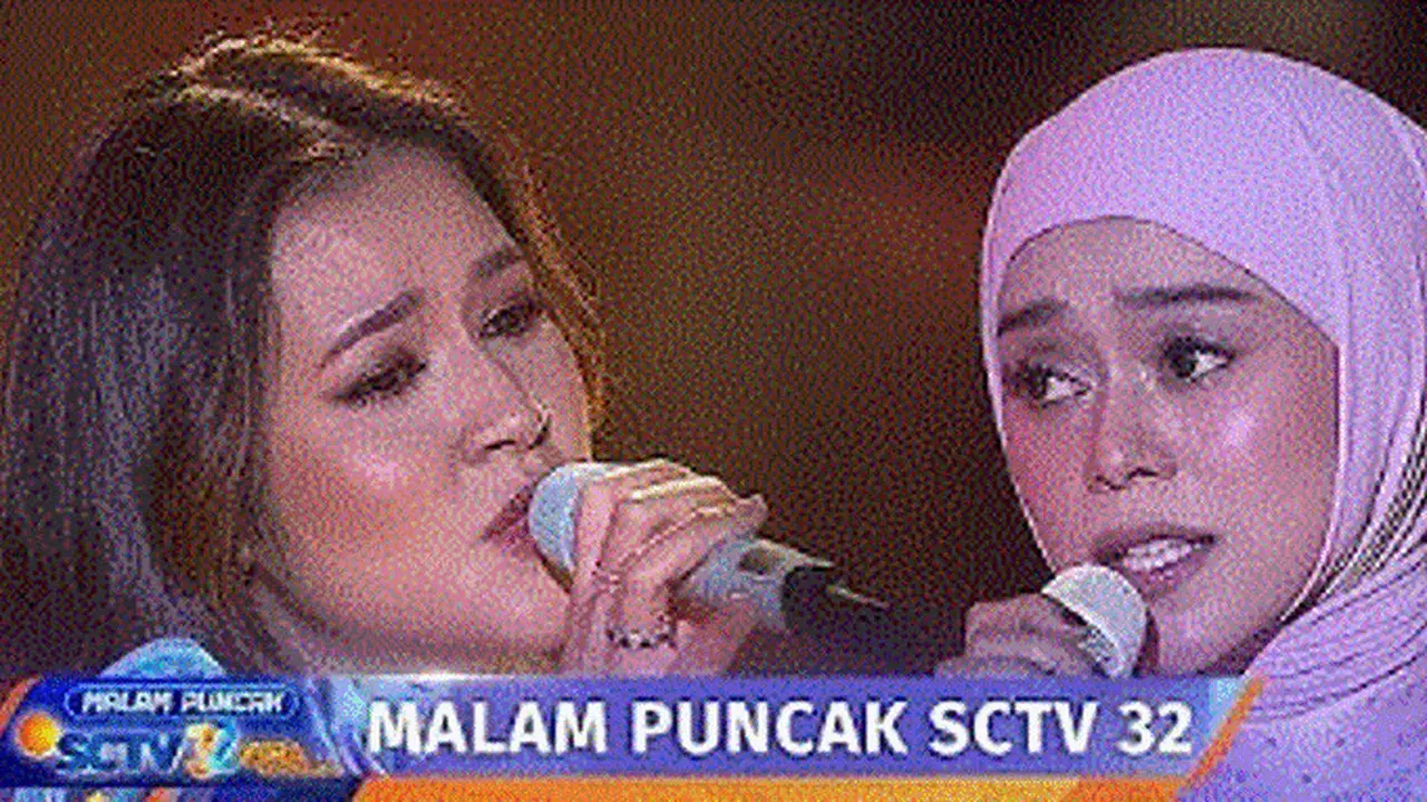 Kolaborasi Lesti Kejora  dan Raisa di HUT SCTV ke32